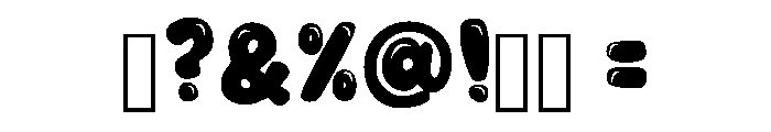 Jolly Cookies Regular Font OTHER CHARS