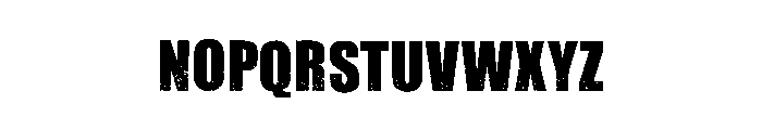 Jolly Goose GRUNGE Font LOWERCASE
