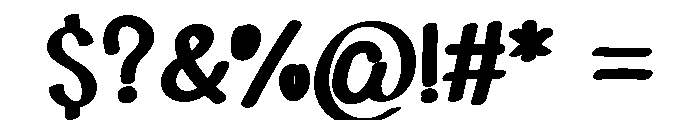 Jolly Harbor Font OTHER CHARS