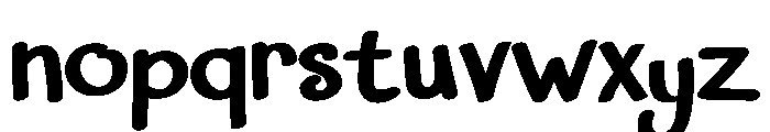 Jolly Harbor Font LOWERCASE