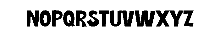 Jolly Merry Sans Font LOWERCASE
