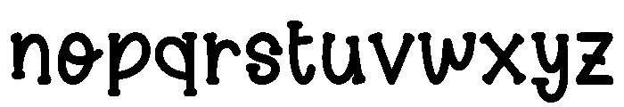 Jolly North Font LOWERCASE