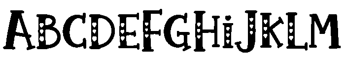 Jolly Paws Font UPPERCASE