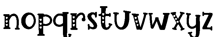 Jolly Paws Font LOWERCASE