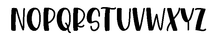 Jolly Scriptble Font LOWERCASE