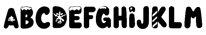 Jolly_Snowbell Font UPPERCASE