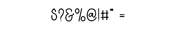 Jolly Time Font OTHER CHARS
