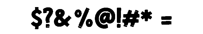 Jolly Tunes Font OTHER CHARS