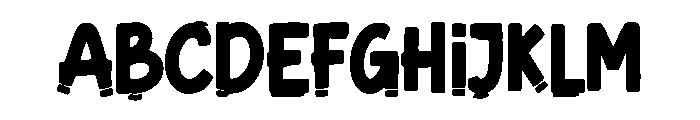 Jolly Tunes Font UPPERCASE