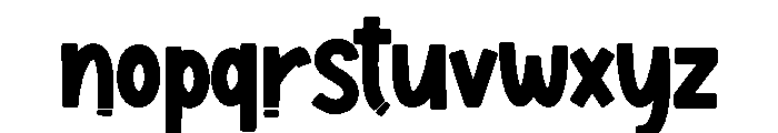 Jolly Tunes Font LOWERCASE