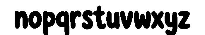 JollyDrop Font LOWERCASE