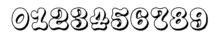 JollyPop Shadow Font OTHER CHARS