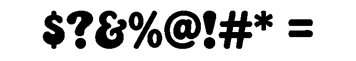 JollyWobble Regular Font OTHER CHARS