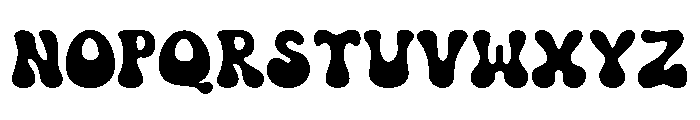 JollyWobble Regular Font UPPERCASE