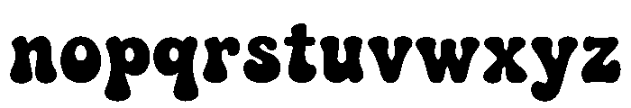 JollyWobble Regular Font LOWERCASE