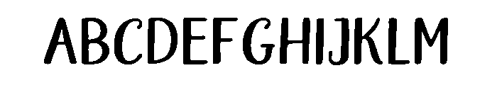 Jollybean Font UPPERCASE
