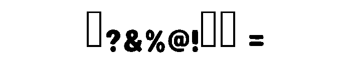 Jollybop Regular Font OTHER CHARS