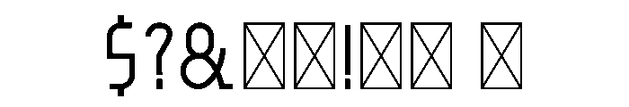 Jollybreek Font OTHER CHARS