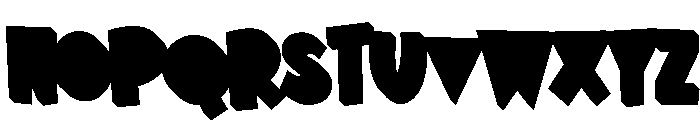 Jolykids Extrude Regular Font UPPERCASE