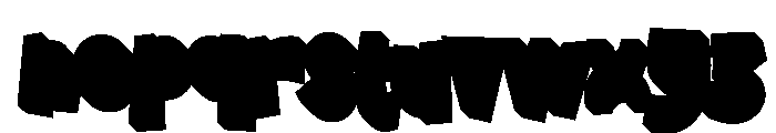 Jolykids Extrude Regular Font LOWERCASE