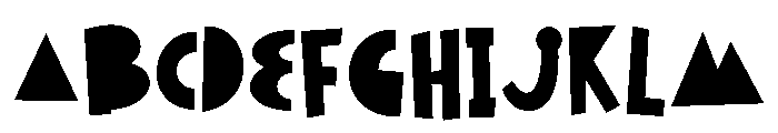 Jolykids Regular Font UPPERCASE