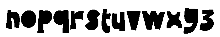 Jolykids Regular Font LOWERCASE