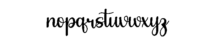 Jomblo Font LOWERCASE