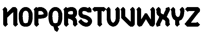 Jomsta Font UPPERCASE