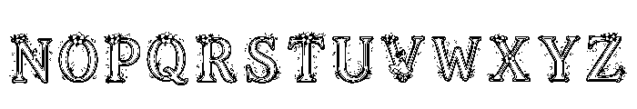 Jon Regular Font UPPERCASE