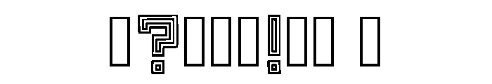 Joshua Regular Font OTHER CHARS