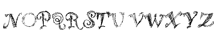 Jottings Medium Font UPPERCASE
