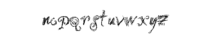 Jottings Medium Font LOWERCASE