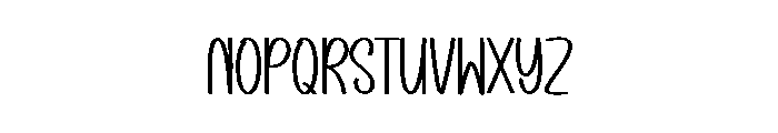 Journal Anytime Font LOWERCASE