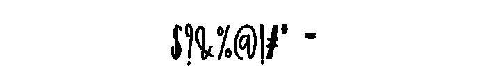 Journal Cards Font OTHER CHARS