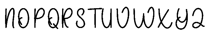 Journal Graduation Font UPPERCASE
