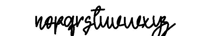 Journal Graduation Font LOWERCASE