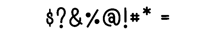 Journal Handwriting Font OTHER CHARS