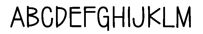 Journal Handwriting Font UPPERCASE