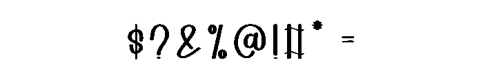 Journal Paper Font OTHER CHARS