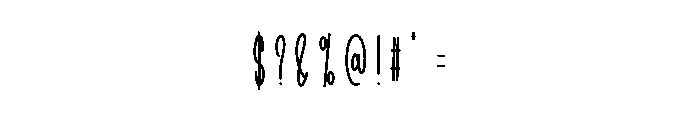 Journal School Font OTHER CHARS