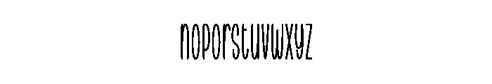 Journal School Font LOWERCASE