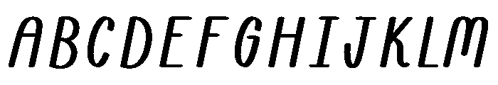 Journal time Font UPPERCASE
