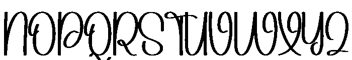Journaly Font UPPERCASE