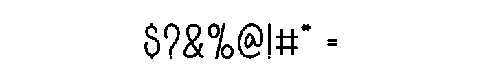 Journey March Font OTHER CHARS