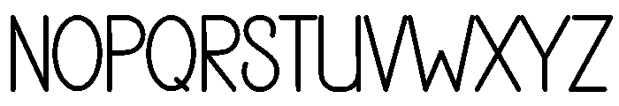 Journey Pencil Font UPPERCASE