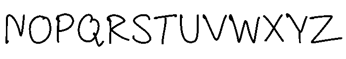 Joy FLo Font UPPERCASE