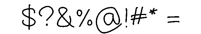 JoyMe Fu Font OTHER CHARS