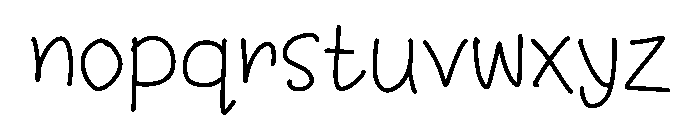 JoyMe Fu Font LOWERCASE