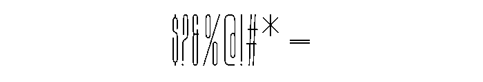 Joya Sans Thin Font OTHER CHARS