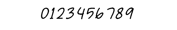 Joybright Italic Font OTHER CHARS